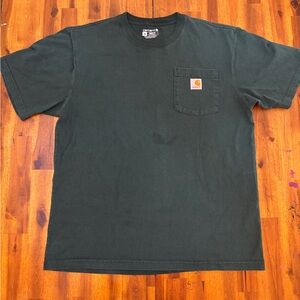 Carhartt Forest Green Pocket Tee - Short Sleeve